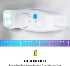 Merax Table Top Kühlschrank BCD-86A, 87 Cm Hoch, 43 Cm Breit, 60 L, Mini Kühlschrank Mit Gefrierfach, Doppeltür Und LED-Beleuchtung, Kühl-und Gefrierfunktion, Freistehend Und Klein -Kaufland Verkäufe 68bcc6141609753577003f0eb9bc981e