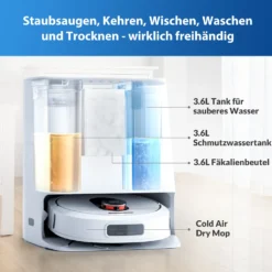 Roidmi Eva Mop Station Staubsauger 3200pa 2-in-1 Saug Und Wischroboter Mit Absaugstation, Mopp- Und Saugroboter, Automatisch Waschen Von Mopps 38 Roidmi Eva Mop Station Staubsauger 3200pa 2-in-1 Saug Und Wischroboter Mit Absaugstation, Mopp- Und Saugroboter, Automatisch Waschen Von Mopps -Kaufland Verkäufe 68c8872570a3c609cc02d661770d5bdc