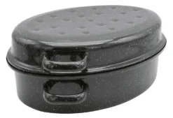 Krüger Gänse Bräter Induktion Braten Schmor Topf Deckel Schwarz Oval Emaille 7L -Kaufland Verkäufe 68f75da2f6c4ea0db3e39b19db1807a6