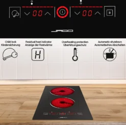 Jago® Glaskeramikkochfeld - Autark, Rahmenlos, 1200/1800 Watt, Für Alle Kochtöpfe, Ø 16/20 Cm, 9 Leistungsstufen, Timer-Automatik, Schwarz - Ceranfeld, Cerankochfeld, Kochfeld, Kochfelder 21 Jago® Glaskeramikkochfeld - Autark, Rahmenlos, 1200/1800 Watt, Für Alle Kochtöpfe, Ø 16/20 Cm, 9 Leistungsstufen, Timer-Automatik, Schwarz - Ceranfeld, Cerankochfeld, Kochfeld, Kochfelder -Kaufland Verkäufe 692d4fb230889bb0330613de15a4069a