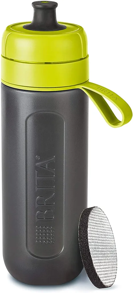 BRITA Wasserfilter-Flasche Fill&go Active Limone - Sport Trinkflasche (1er Pack) 4 BRITA Wasserfilter-Flasche Fill&go Active Limone - Sport Trinkflasche (1er Pack) – Bild 2