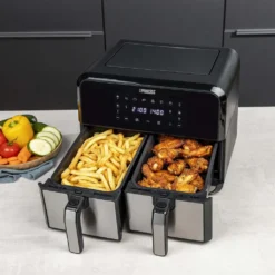 Princess 182074 Doppelkorb Heißluftfritteuse 2x 4 L 2x 1600 W Ohne-Öl Timer -Kaufland Verkäufe 6a55fbf394af40143ecd6767737537fc