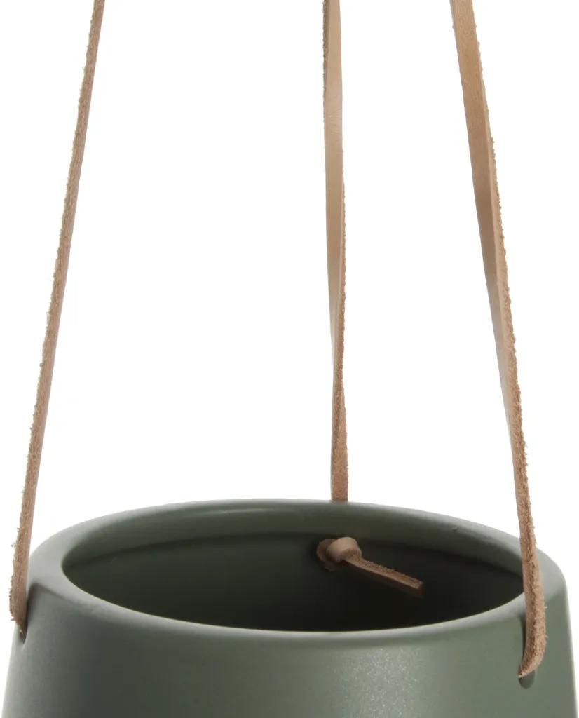 PRESENT TIME Hängetopf Skittle15 X 13,5 Cm Keramik Grün 5 PRESENT TIME Hängetopf Skittle15 X 13,5 Cm Keramik Grün – Bild 3