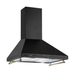 Klarstein Victoria Dunstabzugshaube 60cm , 644,5 M³/h Luftdurchsatz , 2 Stromsparende LED-Lampen , Retro-Design