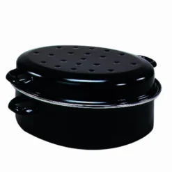 Krüger Gänsebräter Aus Schwarz Emailliertem Stahl Mit Chromrand 42cm -Kaufland Verkäufe 6aecdf9fef3f656f3e9a70d3781f18f2