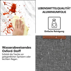 Lospitch 25L Kühltasche Faltbar Kühlkorb Kühlbox Isoliertasche Thermotasche Picknicktasche Für Lebensmitteltransport, Grau -Kaufland Verkäufe 6b0b517442860be4f5dfa279f956e12c