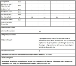 Gefrierschrank Haier H3F-320FSAAU1 Wahl Kühlschrank Oder Gefrierschrank -Kaufland Verkäufe 6b965da0c6353e5ba7a014fef05fefe4
