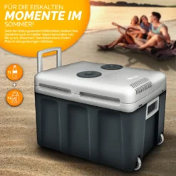 Tillvex Kühlbox Elektrisch 40L Grau Mit Rollen | Mini-Kühlschrank 230 V Und 12 V Für KFZ Auto Camping | Kühlt & Wärmt | ECO-Modus -Kaufland Verkäufe 6bea56d73dc6175b50b752a9c07eb812