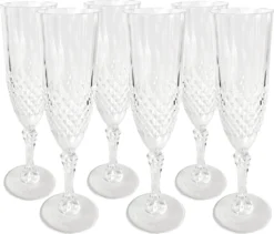 6er Set Kunststoff Champagner-Gläser Kristalleffekt 200ml / Ø6x22,5cm 11 6er Set Kunststoff Champagner-Gläser Kristalleffekt 200ml / Ø6x22,5cm -Kaufland Verkäufe 6d315061065015afc77904cd7e11fd6b