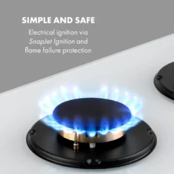 Klarstein Goldflame Domino Gaskochfeld , 2-flammig , Autark , 30 Cm , Einbau , Messing-Brenner , Erdgas/Propangas , Sicherheitsventile , Automatische Abschaltung , Topfträger Aus Gusseisen , Inkl. Schlauch Und Druckminderer , Glaskeramik Ø 8 Mm , Weiß 15 Klarstein Goldflame Domino Gaskochfeld , 2-flammig , Autark , 30 Cm , Einbau , Messing-Brenner , Erdgas/Propangas , Sicherheitsventile , Automatische Abschaltung , Topfträger Aus Gusseisen , Inkl. Schlauch Und Druckminderer , Glaskeramik Ø 8 Mm , Weiß -Kaufland Verkäufe 6d3a1a3776055e82f33b49664e626be5