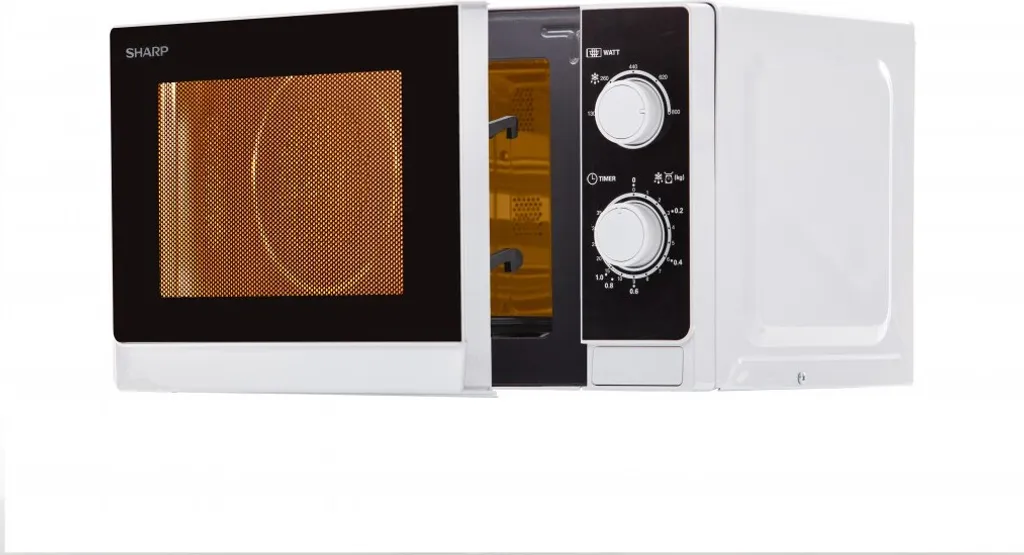 Sharp R200INW Mikrowelle Silbermetallic 5 Sharp R200INW Mikrowelle Silbermetallic – Bild 3