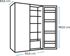 Exquisit Multi Door MD430-100-WS-200E Inoxlook-az | 432 L Nutzinhalt | Inoxlook-az -Kaufland Verkäufe 6d3dee2d6b33454c94d4e4de6b92b5da
