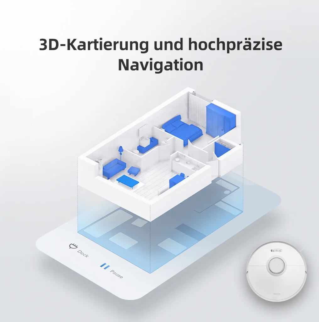 Roborock Q7 Max Staubsauger Roboter 4200Pa LDS Kehren Und Nasswischen Staubsauger Teppich Reinigen Eine Aktualisierte Version Des S5 MAX 12 Roborock Q7 Max Staubsauger Roboter 4200Pa LDS Kehren Und Nasswischen Staubsauger Teppich Reinigen Eine Aktualisierte Version Des S5 MAX – Bild 10