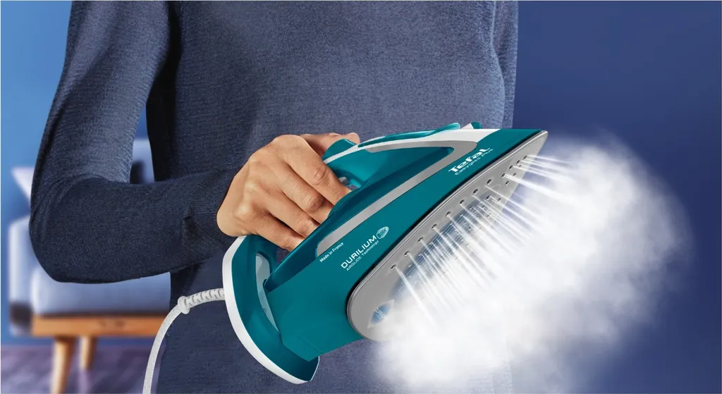 Tefal Dampfbügeleisen FV5737 Easygliss Plus 2500Watt Türkis/weiß 8 Tefal Dampfbügeleisen FV5737 Easygliss Plus 2500Watt Türkis/weiß – Bild 6