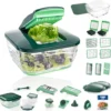 Genius Nicer Dicer Chef Deluxe (34 Teile) Inkl. Glasschüssel-Set Gemüse-& Obst Schneider Allesschneider In Smaragdgrün; A27062 2 Genius Nicer Dicer Chef Deluxe (34 Teile) Inkl. Glasschüssel-Set Gemüse-& Obst Schneider Allesschneider In Smaragdgrün; A27062 -Kaufland Verkäufe 6f547764cd10e4ed2f2a183405e87378
