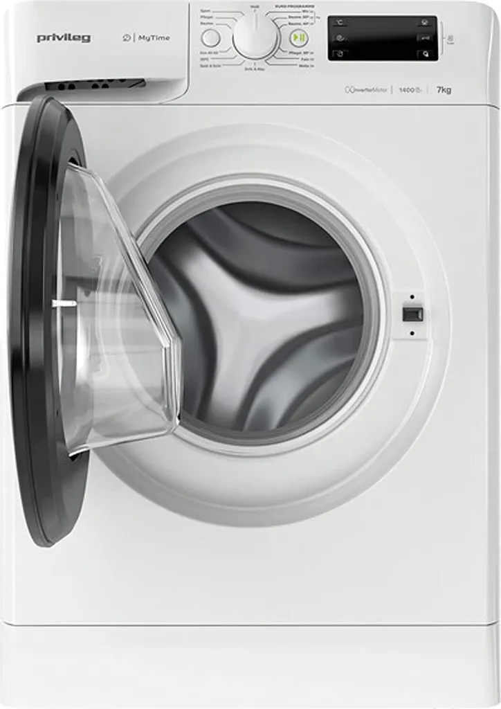 Privileg PWF MT 71484 Freistehende Waschmaschine, Frontlader, Weiß, , Schleuder, 1400 U/min, 7 Kg Fassungsvermögen, 59 KWh/100 Zyklen, 44 Liter/Zyklus, 53 DB Waschlautstärke, Inverter-Motor, 59,5 Cm Breite, Startzeitvorwahl, Wasserauslaufschutz 6 Privileg PWF MT 71484 Freistehende Waschmaschine, Frontlader, Weiß, , Schleuder, 1400 U/min, 7 Kg Fassungsvermögen, 59 KWh/100 Zyklen, 44 Liter/Zyklus, 53 DB Waschlautstärke, Inverter-Motor, 59,5 Cm Breite, Startzeitvorwahl, Wasserauslaufschutz – Bild 4