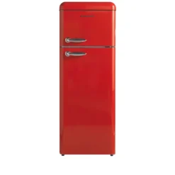 Retro-Kühlschrank Rot Mit 172 Liter + 4 Sterne Tiefkühlfach Mit 39 Liter BxTxH: 54,6 X 64,6 X 149,7 Cm -Kaufland Verkäufe 6f77e2068802d06d8ba374a48d0657a9