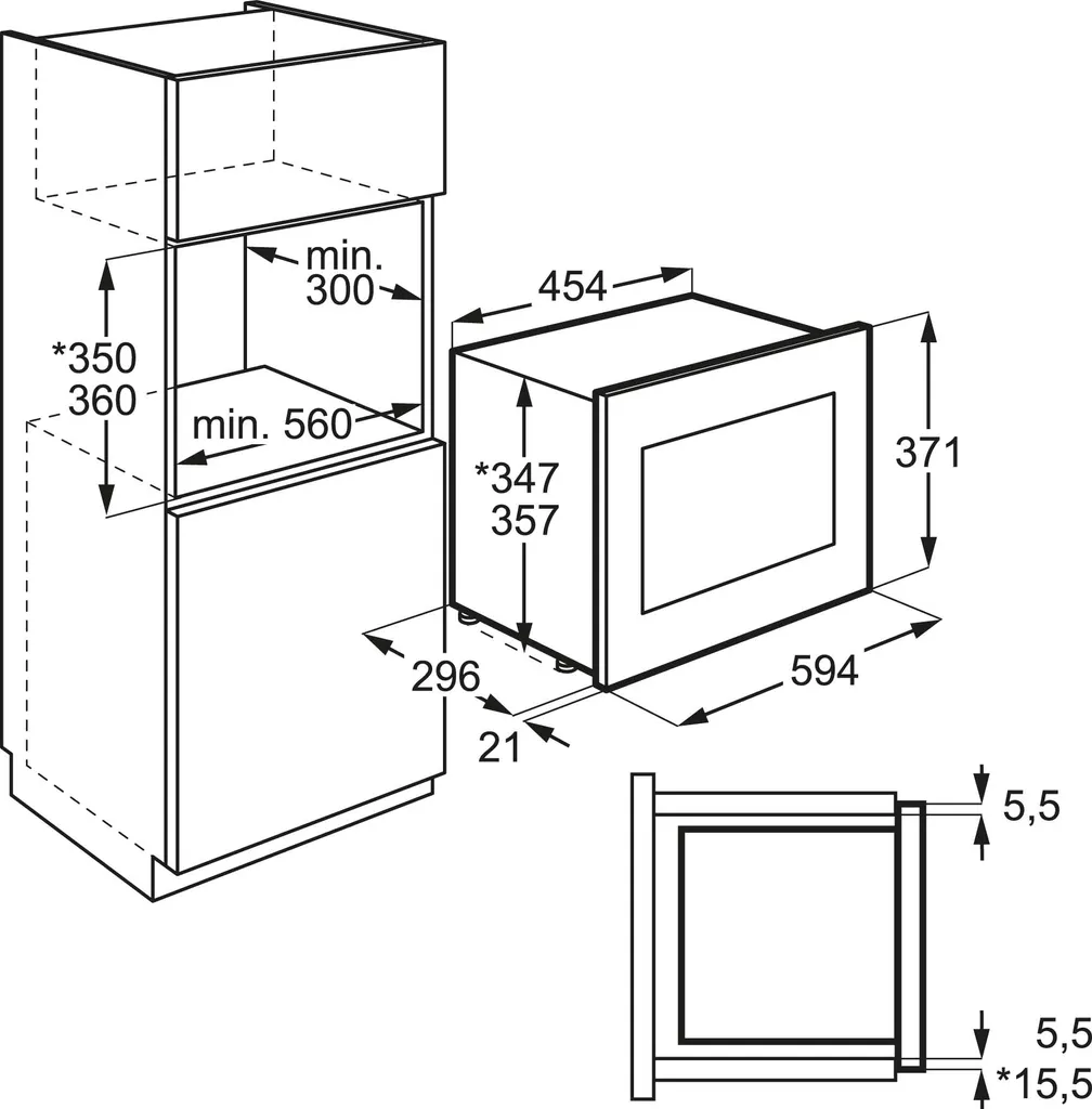 AEG - MBB1756SEM - Einbau-Mikrowelle - 60 Cm - Edelstahl Mit Antifinger-Print 18 AEG - MBB1756SEM - Einbau-Mikrowelle - 60 Cm - Edelstahl Mit Antifinger-Print – Bild 16