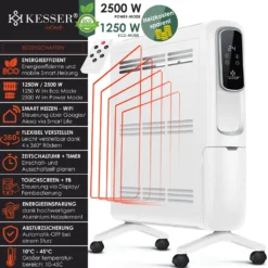 KESSER® Konvektor Elektrische Heizung ECO 2500W Heizkörper Elektroheizung Standheizung Energiesparend Display WiFi App & Fernbedienung Touchscreen - Mobil Radiator 24h Timer Thermostat, Farbe:Weiß 16 KESSER® Konvektor Elektrische Heizung ECO 2500W Heizkörper Elektroheizung Standheizung Energiesparend Display WiFi App & Fernbedienung Touchscreen - Mobil Radiator 24h Timer Thermostat, Farbe:Weiß -Kaufland Verkäufe 6f865cbea9085712eb59d1a088cc78df