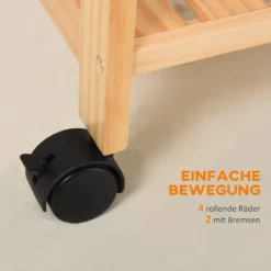 HOMCOM Küchenwagen, Küchenrollwagen, Servierwagen Mit Ablage, Abnehmbares Tablett Kiefer Weiß+Natur 40 X 30 X 76 Cm 13 HOMCOM Küchenwagen, Küchenrollwagen, Servierwagen Mit Ablage, Abnehmbares Tablett Kiefer Weiß+Natur 40 X 30 X 76 Cm -Kaufland Verkäufe 6faa7c19d2f6be43a49bd7016037ff5e