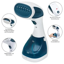 Clatronic Dampfbürste DB 3717 Weiß/blau, 200 Ml Wassertank -Kaufland Verkäufe 6fae2cd6759f53729fe7ea2e88bc89f6