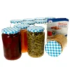 12er Set Einmachglas 720 Ml Deckel Blau Weiß Kariert Einkochgläser Vorratsglas Glas Aufbewahrung -Kaufland Verkäufe 706120eaf0ca4db4e4c0d26e1c63e097