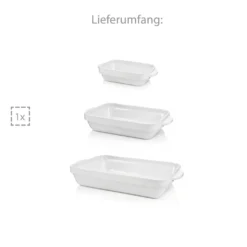 Sänger SÄNGER Auflaufformen Aus Porzellan Weiß 3 Teilig -Kaufland Verkäufe 70a8a6332fd5fa9b35bde9a61287770e