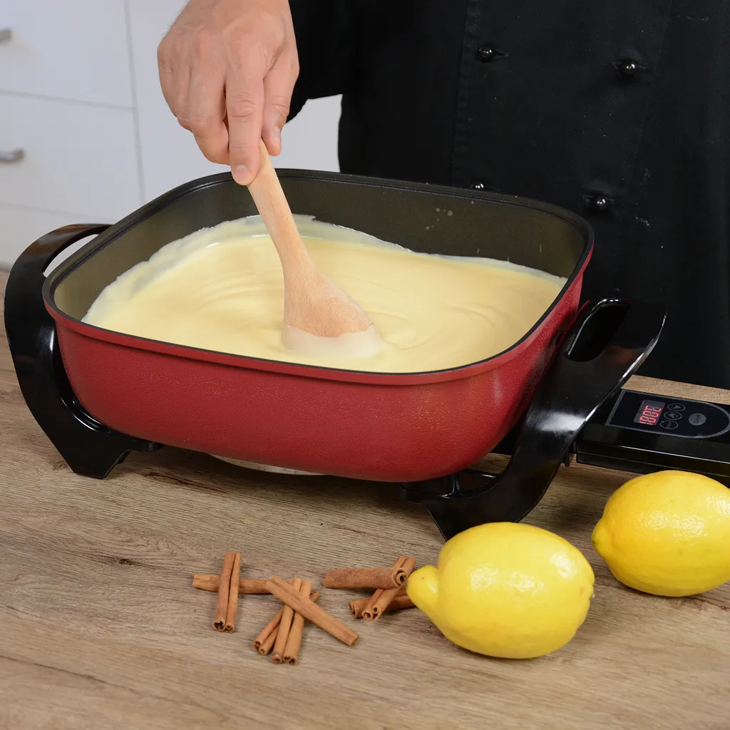 Starlyf®Digital Cooker - XXL Elektrische Bratpfanne Mit Digitalem Thermostat Und Temperaturanzeige, 1600 Watt, 5,5 Liter Fassungsvermögen, Partypfanne - Aus Der TV Werbung 18 Starlyf®Digital Cooker - XXL Elektrische Bratpfanne Mit Digitalem Thermostat Und Temperaturanzeige, 1600 Watt, 5,5 Liter Fassungsvermögen, Partypfanne - Aus Der TV Werbung – Bild 16