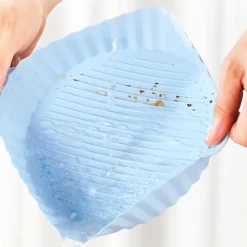 2 Stück Air Fryer Silikon Topf Wiederverwendbar Ersatzeinlagen Korb Backofen Pad Hitzebeständige Backblech Fried Pizza Heißluftfritteuse Matte Blau 18,5*21*4cm -Kaufland Verkäufe 711a293a2a4d897471d88971b094bddf