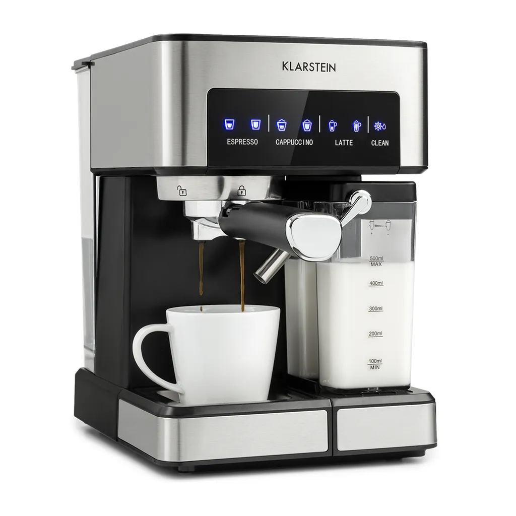 Arabica Comfort Espressomaschine 1350W 20 Bar 1,8l Touch-Bedienfeld Edelstahl 3 Arabica Comfort Espressomaschine 1350W 20 Bar 1,8l Touch-Bedienfeld Edelstahl