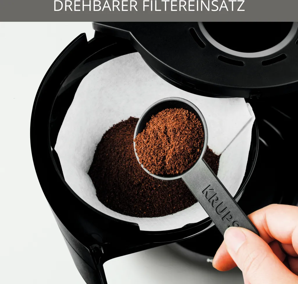 Krups F30908 ProAroma Kaffeemaschine Schwarz 6 Krups F30908 ProAroma Kaffeemaschine Schwarz – Bild 4