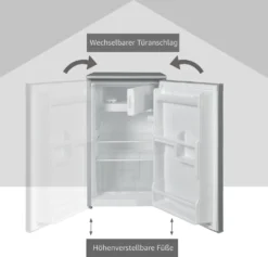 Telefunken CF-32-151-S Kühlschrank Mit Gefrierfach Silber / 81 L / 73 L Kühlteil / 8 Liter Gefrierteil / Türanschlag Wechselbar / Höhenverstellbare Füße -Kaufland Verkäufe 71da7915447d7eb8965d433c11eb79fb