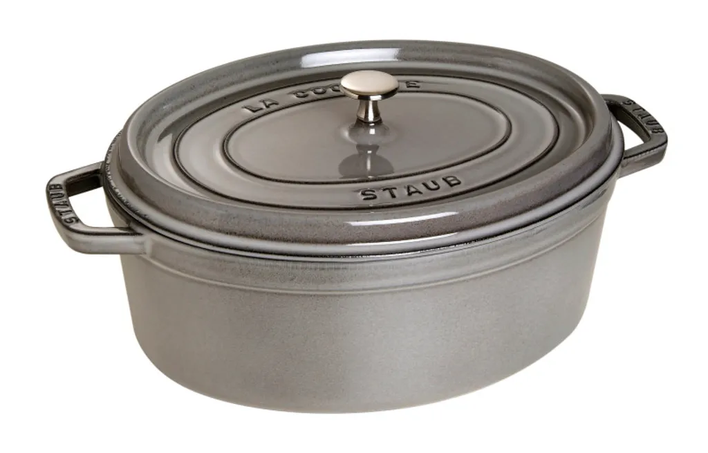 Staub Cocotte Oval Graphitgrau 33cm 40509-324-0 4 Staub Cocotte Oval Graphitgrau 33cm 40509-324-0 – Bild 2