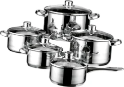 ELO 99805 Topf-Set Skyline 5tlg., Silber, 5-teilig (1 Set) -Kaufland Verkäufe 729d2044ba0338172e0cf16c3c890dcb