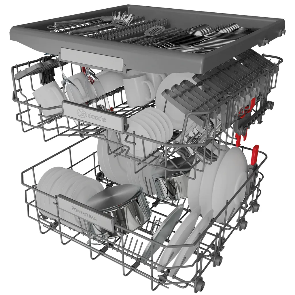 Bauknecht BCIC 3T333 PFE Vollintegrierbarer Geschirrspüler 60 Cm / 14 Maßgedecke / 7 Standardprogramme Und 1 Sensorprogramm/PowerClean/ActiveDry/Besteckschublade/MultiZone /Vollwasserschutz 6 Bauknecht BCIC 3T333 PFE Vollintegrierbarer Geschirrspüler 60 Cm / 14 Maßgedecke / 7 Standardprogramme Und 1 Sensorprogramm/PowerClean/ActiveDry/Besteckschublade/MultiZone /Vollwasserschutz – Bild 4