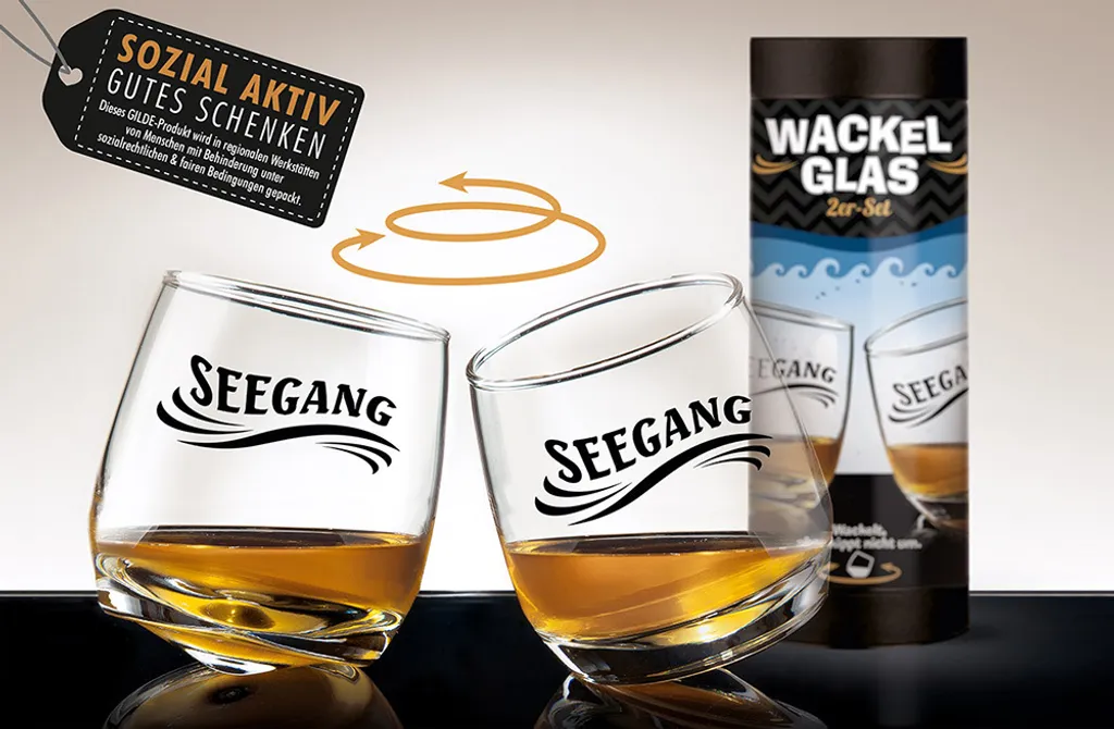 Wackelglas SEEGANG, 2er Set, 200ml, In Geschenkbox 3 Wackelglas SEEGANG, 2er Set, 200ml, In Geschenkbox