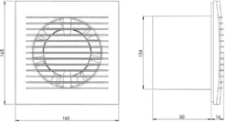 Abluftventilator Ø 125mm Mit Lichtschalter-Aktivierung Bad Lüfter Ventilator -Kaufland Verkäufe 73256f90d185e690ba6dcad1d405f468