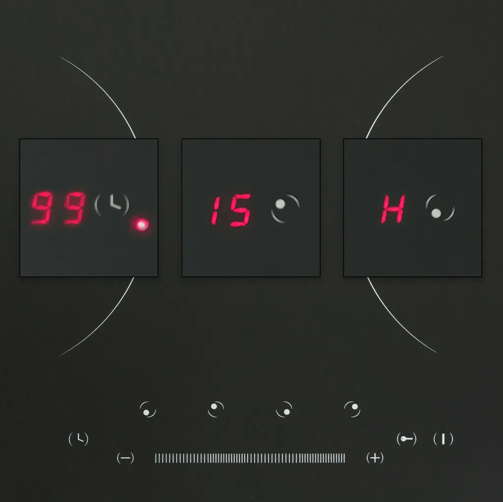 AREBOS Induktionskochfeld, 6000 W, 4 Kochfelder, 59 Cm, Autark, Mit Sensor Touch, Timer, Kindersicherung, Überhitzungsschutz, Autoabschaltung 7 AREBOS Induktionskochfeld, 6000 W, 4 Kochfelder, 59 Cm, Autark, Mit Sensor Touch, Timer, Kindersicherung, Überhitzungsschutz, Autoabschaltung – Bild 5