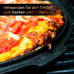 Dutch Oven 9L IRONO - Guseissen Topf - Dutch Oven Set - Feuertopf - 9 Liter - Mit Pfannendeckel, Transport- Und Schutztasche, Deckelheber Und Gebrauchsanweisung -Kaufland Verkäufe 73fd840f71a3c0b43210f2ecd187dfc6