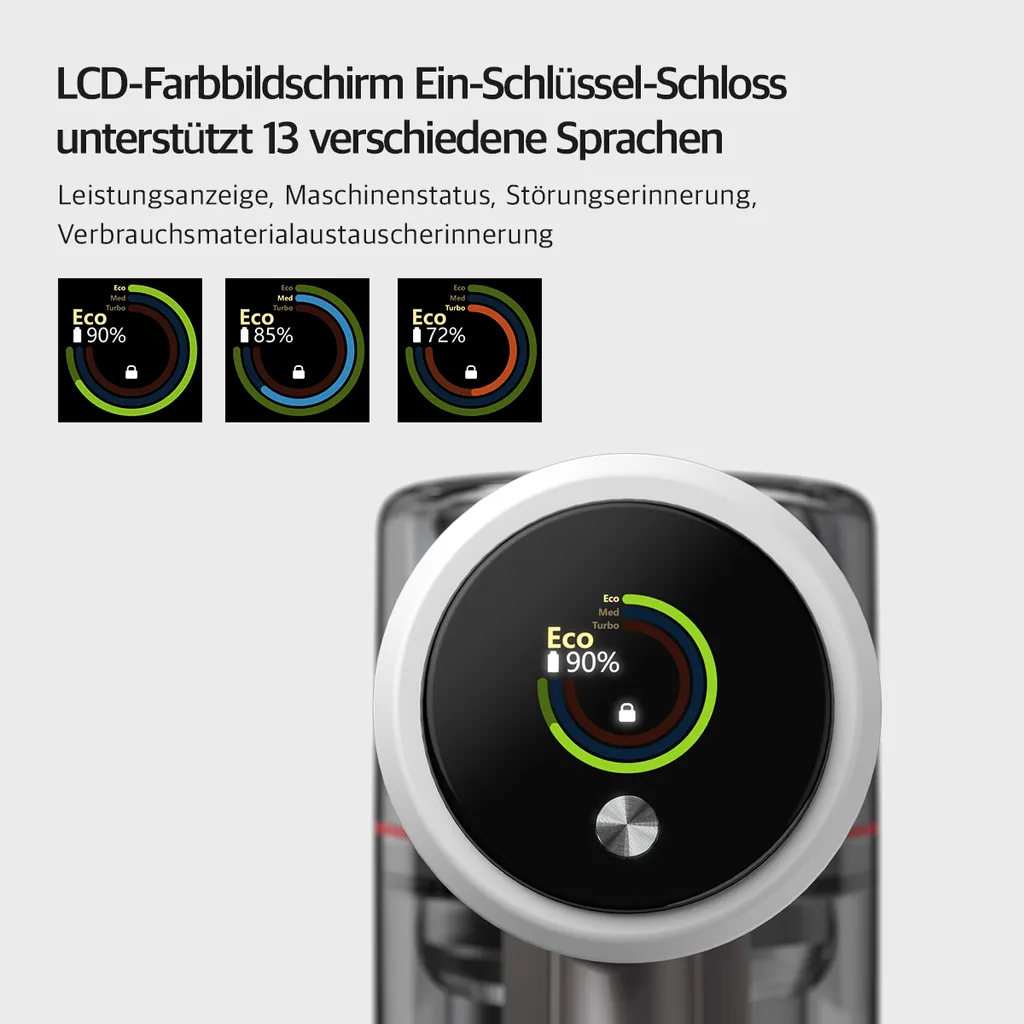 Redroad Akku Handstaubsauger , 450W, 26500Pa,Doppelte Bürste Für 4-fache Reinigungsleistung, Kabelloser Staubsauger 12 Redroad Akku Handstaubsauger , 450W, 26500Pa,Doppelte Bürste Für 4-fache Reinigungsleistung, Kabelloser Staubsauger – Bild 10