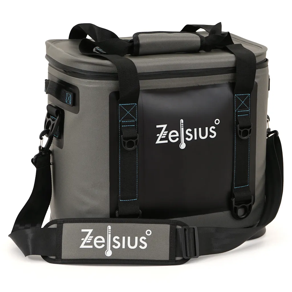 Zelsius Soft Kühltasche Grau 20 Liter | Leicht Und Wasserdicht 5 Zelsius Soft Kühltasche Grau 20 Liter | Leicht Und Wasserdicht – Bild 3