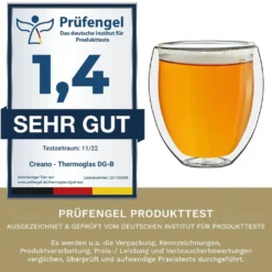 Creano Doppelwandige Gläser 400ml „DG-Bauchig“, 4er Set, Großes Thermoglas Doppelwandig Aus Borosilikatglas, Kaffeegläser, Teegläser, Latte Gläser, Doppelwandgläser 13 Creano Doppelwandige Gläser 400ml „DG-Bauchig“, 4er Set, Großes Thermoglas Doppelwandig Aus Borosilikatglas, Kaffeegläser, Teegläser, Latte Gläser, Doppelwandgläser -Kaufland Verkäufe 74dd3c40097948cdd458babf89896ccd