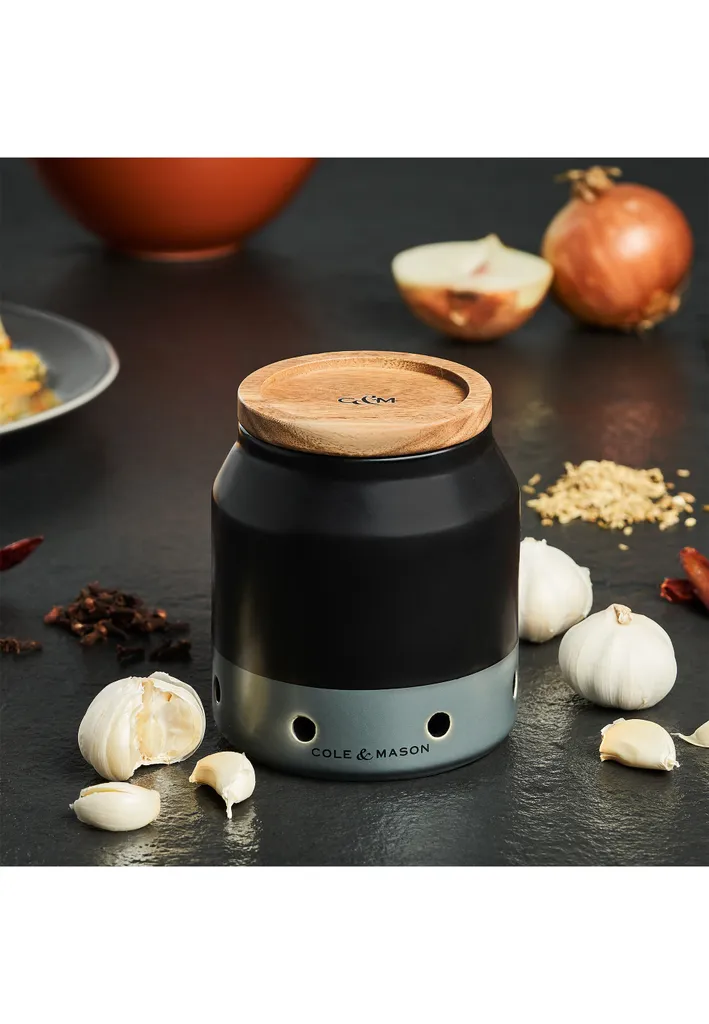 Cole & Mason Knoblauch Aufbewahrung Elmdon Aus Keramik Schwarz One Size 5 Cole & Mason Knoblauch Aufbewahrung Elmdon Aus Keramik Schwarz One Size – Bild 3