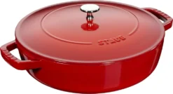 STAUB Schmorpfanne Chistera 28 Cm Kirschrot
