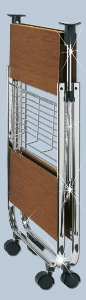 Wenko Servierwagen Dinett Deluxe Walnuss 11 Wenko Servierwagen Dinett Deluxe Walnuss – Bild 9