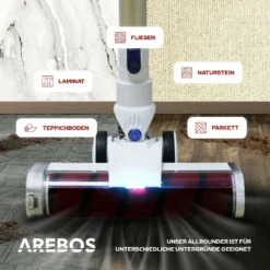 AREBOS Akku Staubsauger, 2-in-1 Hand- Und Bodenstaubsauger, 2 Leistungsstarke Saugmodi, Beutellos, Kabellos Bis Zu 55 Minuten, Mit Wandladestation, Weiß 15 AREBOS Akku Staubsauger, 2-in-1 Hand- Und Bodenstaubsauger, 2 Leistungsstarke Saugmodi, Beutellos, Kabellos Bis Zu 55 Minuten, Mit Wandladestation, Weiß -Kaufland Verkäufe 762635504bdd9c2fac5c2263befdcccd