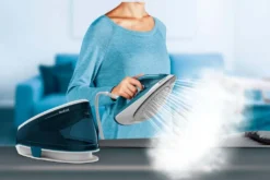 Tefal SV6115E0 Dampfbügelstation Dampfgenerator, Keramiksohle, 2200 Watt, 2 Min Aufheizzeit, Vertikaldampf, Anti-Kalk, Abschaltautomatik -Kaufland Verkäufe 7634d7217d3e31315020a706515348c2