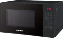 Daewoo MMF0G20T3B001 Mikrowelle Mit Grill (700W, 1100W Grill, 20 L Garraum, 5 Leistungsstufen, 8 Auto-Menü Optionen, Timer, Kindersicherung)