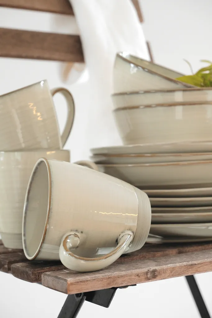 Mäser 931818 Frühstücksset Nottingham Für 4 Personen, Steinzeug, Beige (1 Set, 12-teilig) 4 Mäser 931818 Frühstücksset Nottingham Für 4 Personen, Steinzeug, Beige (1 Set, 12-teilig) – Bild 2