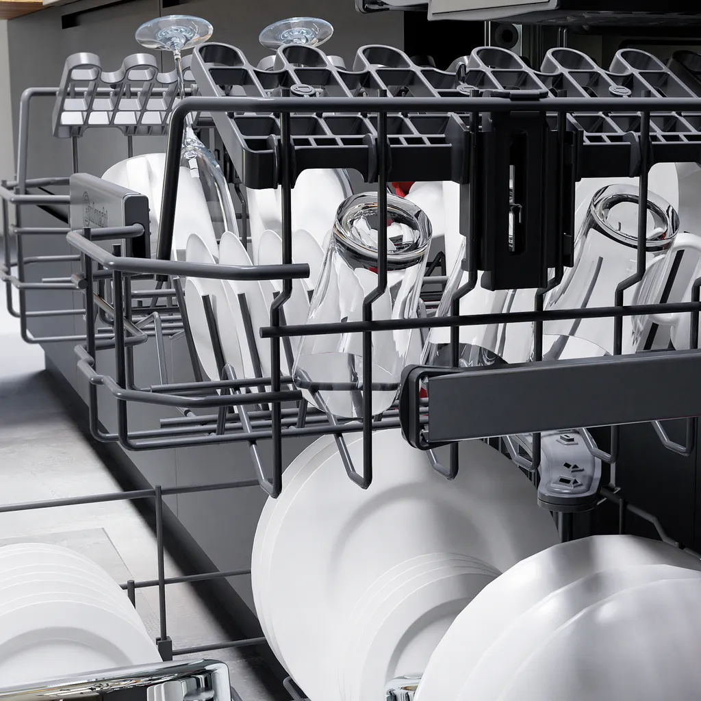 Bauknecht BCIC 3T333 PFE Vollintegrierbarer Geschirrspüler 60 Cm / 14 Maßgedecke / 7 Standardprogramme Und 1 Sensorprogramm/PowerClean/ActiveDry/Besteckschublade/MultiZone /Vollwasserschutz 4 Bauknecht BCIC 3T333 PFE Vollintegrierbarer Geschirrspüler 60 Cm / 14 Maßgedecke / 7 Standardprogramme Und 1 Sensorprogramm/PowerClean/ActiveDry/Besteckschublade/MultiZone /Vollwasserschutz – Bild 2